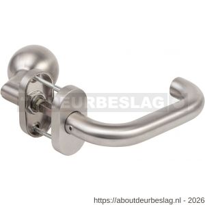 Maasland P100-RBK binnendeurbeslag kruk-knop garnituur U model - R11301198 - afbeelding 1