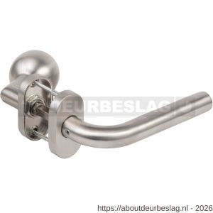 Maasland P200-RBK binnendeurbeslag kruk-knop garnituur L model - R11301199 - afbeelding 1