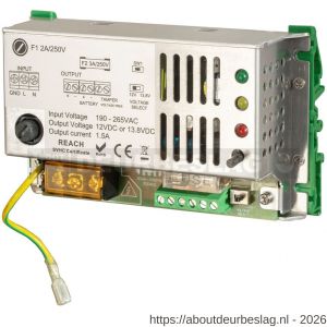 Maasland PS1215D netvoeding DIN rail 12 V DC 1,5 - R11301317 - afbeelding 1