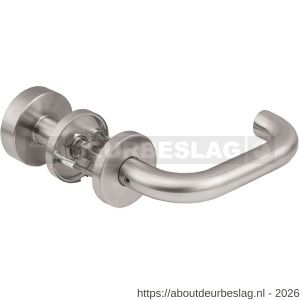 Maasland S100-RPK binnendeurbeslag kruk-knop garnituur U RVS met - R11301014 - afbeelding 2