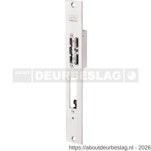 Maasland SPI25U elektrische deuropener arbeidsstroom lange brede sluitplaat 10-24 V AC-DC nachtschootcontact vrijzetpal impulsontgrendeling - R11301703 - afbeelding 1