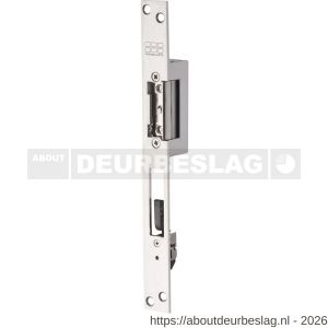 Maasland API18U elektrische deuropener arbeidsstroom lange sluitplaat 10-24 V AC-DC vrijzetpal impulsontgrendeling - R11300312 - afbeelding 1