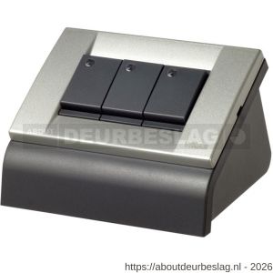 Maasland BD03PU bureauschakelaar 3 knoppen 12-24 V DC - R11300477 - afbeelding 1