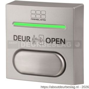 Maasland DK50 drukknop opbouw zilver met LED - R11301214 - afbeelding 1