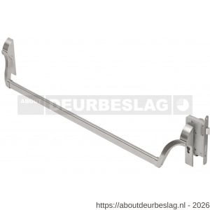 Maasland E-PDES1R vluchtwegtechniek set RVS stang EN 1125 voor houten-metalen deur DIN rechts - R11300749 - afbeelding 1