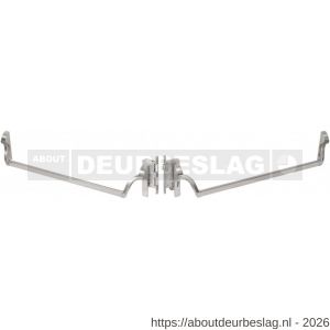 Maasland E-PDES2L vluchtwegtechniek set RVS stang EN 1125 voor houten-metalen deuren DIN links - R11300752 - afbeelding 1