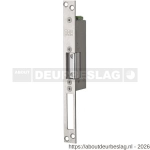 Maasland RVD10EL vluchtelektrische deuropener ruststroom lange sluitplaat 12 V DC zonder signalering DIN - R11300263 - afbeelding 1