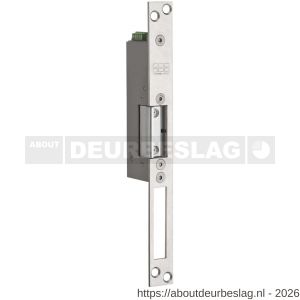 Maasland RVD10ER vluchtelektrische deuropener ruststroom lange sluitplaat 12 V DC zonder signalering DIN - R11300264 - afbeelding 1