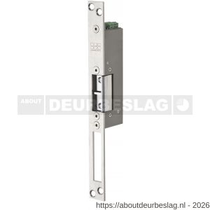 Maasland RVDT10EL vluchtelektrische deuropener ruststroom lange sluitplaat 12 V DC dagschootsignalering DIN - R11300267 - afbeelding 1