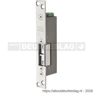 Maasland RVDT11EL elektrische vluchtdeuropener ruststroom korte sluitplaat 12 V DC dagschootsignalering DIN - R11300185 - afbeelding 1