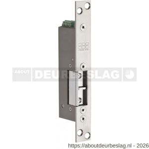 Maasland RVDT11ER elektrische vluchtdeuropener ruststroom korte sluitplaat 12 V DC dagschootsignalering DIN - R11300186 - afbeelding 1