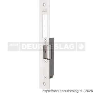 Maasland RVN10EL elektrische nachtschoot deuropener ruststroom lange sluitplaat 12 V DC DIN - R11300380 - afbeelding 1