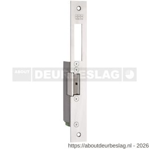 Maasland RVN10ER elektrische nachtschoot deuropener ruststroom lange sluitplaat 12 V DC DIN - R11300381 - afbeelding 1