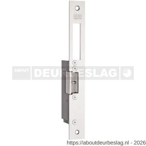 Maasland RVNT10ER elektrische nachtschoot deuropener ruststroom lange sluitplaat 12 V DC DIN rechts - R11300385 - afbeelding 1