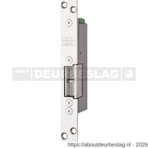 Maasland RVNT11EL elektrische nachtschoot deuropener ruststroom korte voorsluitplaat 12 V DC DIN links - R11300376 - afbeelding 1