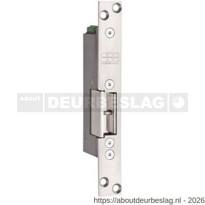 Maasland RVNT11ER elektrische nachtschoot deuropener ruststroom korte voorsluitplaat 12 V DC DIN rechts - R11300377 - afbeelding 1