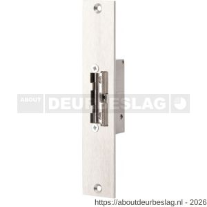 Maasland S23B elektrische deuropener arbeidsstroom korte brede sluitplaat 6-12 V AC-DC - R11301422 - afbeelding 1
