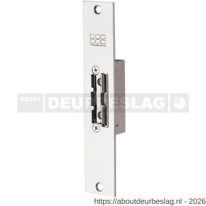 Maasland S23U elektrische deuropener smal arbeidsstroom korte brede sluitplaat 10-24 V AC-DC - R11300110 - afbeelding 1