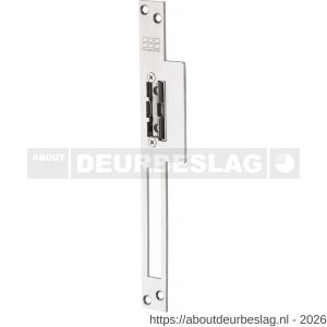 Maasland S32U elektrische deuropener smal arbeidsstroom lange lip sluitplaat 10-24 V AC-DC - R11300246 - afbeelding 1