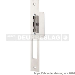 Maasland S52BL elektrische deuropener arbeidsstroom lange Nemef sluitplaat hoekig 6-12 V AC-DC schootgeleider DIN - R11301446 - afbeelding 1
