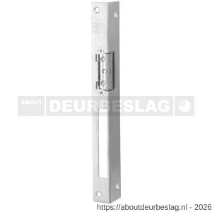 Maasland SI12UL elektrische deuropener arbeidsstroom lange hoeksluitplaat 10-24 V AC-DC impulsontgrendeling DIN - R11301133 - afbeelding 1