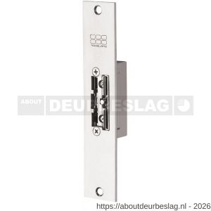 Maasland SI23U elektrische deuropener smal arbeidsstroom korte brede sluitplaat 10-24 V AC-DC impulsontgrendeling - R11300111 - afbeelding 1