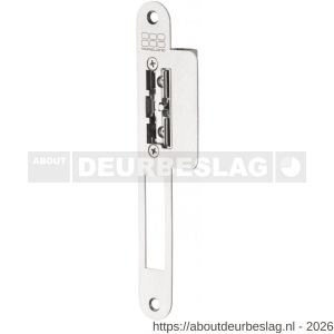 Maasland SI50UL elektrische deuropener arbeidsstroom lange Nemef sluitplaat afgerond 10-24 V AC-DC impuls ontgrendeling schootgeleider DIN - R11300191 - afbeelding 1