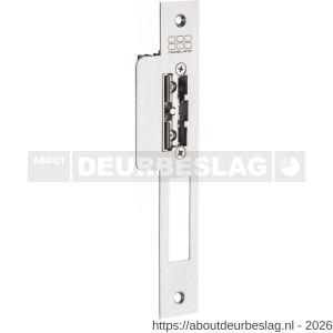 Maasland SI52UR elektrische deuropener arbeidsstroom lange Nemef sluitplaat hoekig 10-24 V AC-DC impuls ontgrendeling schootgeleider DIN - R11300844 - afbeelding 1