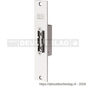 Maasland SP23U elektrische deuropener smal arbeidsstroom korte brede sluitplaat 10-24 V AC-DC vrijzetpal - R11300112 - afbeelding 1
