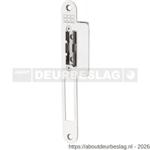 Maasland SP50UL elektrische deuropener arbeidsstroom lange Nemef sluitplaat afgerond 10-24 V AC-DC vrijzetpal schootgeleider DIN - R11300193 - afbeelding 1