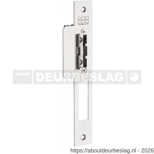 Maasland SP52UR elektrische deuropener arbeidsstroom lange Nemef sluitplaat hoekig 10-24 V AC-DC vrijzetpal schootgeleider DIN - R11300221 - afbeelding 1