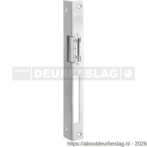 Maasland SPI12UR elektrische deuropener arbeidsstroom lange hoeksluitplaat 10-24 V AC-DC vrijzetpal impulsontgrendeling DIN - R11301138 - afbeelding 1