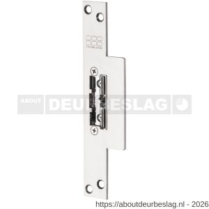 Maasland SPI33U elektrische deuropener smal arbeidsstroom korte lip sluitplaat 10-24 V AC-DC vrijzetpal impulsontgrendeling - R11300131 - afbeelding 1