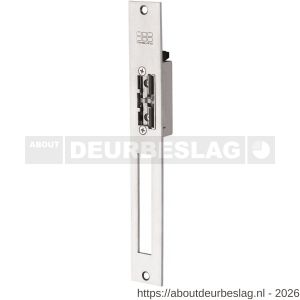 Maasland ST22U elektrische deuropener smal arbeidsstroom lange brede sluitplaat 10-24 V AC-DC dagschootsignalering - R11300211 - afbeelding 1