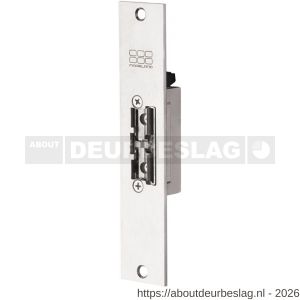 Maasland ST23U elektrische deuropener smal arbeidsstroom korte brede sluitplaat 10-24 V AC-DC dagschootsignalering - R11300114 - afbeelding 1