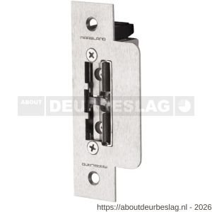 Maasland ST53U elektrische deuropener arbeidsstroom korte Nemef sluitplaat hoekig 10-24 V AC-DC dagschootsignalering - R11300123 - afbeelding 1