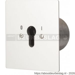 Maasland UPR1-1R sleutelschakelaar inbouw rond continu 1 - R11301065 - afbeelding 1