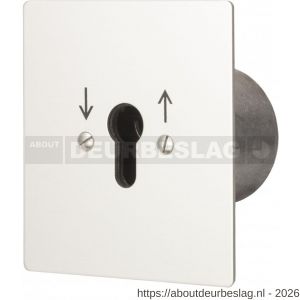 Maasland UPR1-2R sleutelschakelaar inbouw rond continu 2 - R11301067 - afbeelding 1