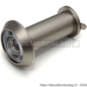 Dulimex DX DRS 2146 F30 deurspion 200 graden diameter 14 mm deurdikte 35-55 mm 30 min brandwerend met afsluitklepje massief messing RVS finish - A30202646 - afbeelding 1