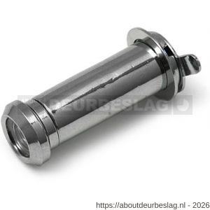 Dulimex DX DRS 160B deurspion 160 graden diameter 12 mm deurdikte 31-56 mm met afsluitklepje massief messing verchroomd - A30203785 - afbeelding 1