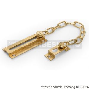 Dulimex DX DRK 931B deurketting massief messing gepolijst - A30204055 - afbeelding 1