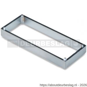 Dulimex DX RBM TP1000 SF tussenplaat voor raambeslag RBM serie zamac RVS finish - A30202675 - afbeelding 1