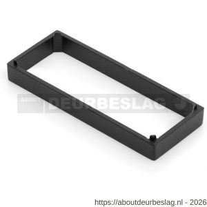 Dulimex DX RBM TP1000 BE tussenplaat voor raambeslag RBM zamac epoxy coating zwart - A30204361 - afbeelding 1
