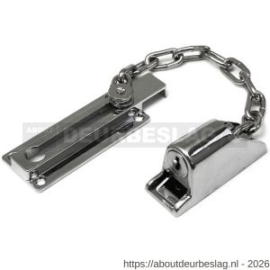Dulimex DX DKS 604B KA deurketting met slot staal verchroomd sleutelnummer 4 - A30203971 - afbeelding 1