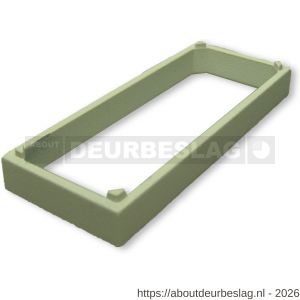 Dulimex DX RBM TP1000 WE tussenplaat voor raambeslag RBM zamac epoxy coating wit - A30202673 - afbeelding 1