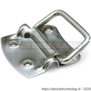 Dulimex DX kg 090 BV kistgreep met stop Amerikaans model 90 mm staal verzinkt - A30202808 - afbeelding 1