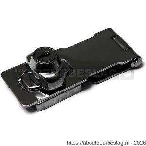 Dulimex DX OVS 104B overval met cilinderslot 100x40 mm staal verchroomd - A30202322 - afbeelding 1