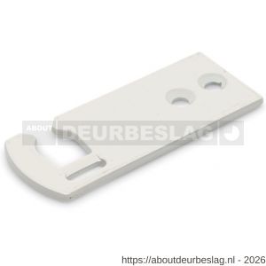 DX SH 866B raambeslag sluithaak vlak model rechts voor tuimel- en draai kiep-ramen staal wit geepoxeerd - A30203645 - afbeelding 1