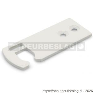 DX SH 865B raambeslag sluithaak vlak model links voor tuimel- en draai kiep-ramen staal wit geepoxeerd - A30202680 - afbeelding 1
