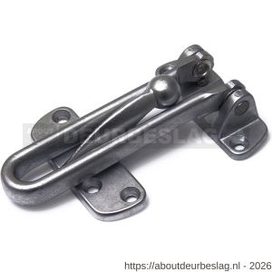 Dulimex DX KSH 940B verende kierstandhouder voor naar binnen draaiende deuren en ramen verchroomd - A30204058 - afbeelding 1